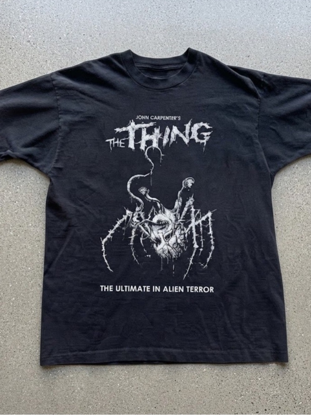 The Thing Horror Movie Alien Spider Creature Black Gildan T-Shirt